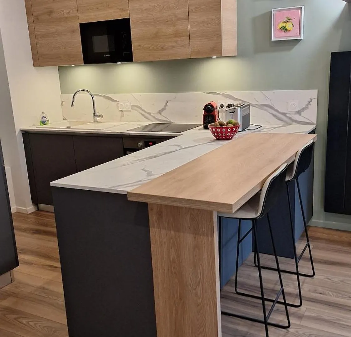 公寓 Chic Et Cozy Duplex Dans Le Centre Ville De 瓦讷 法国